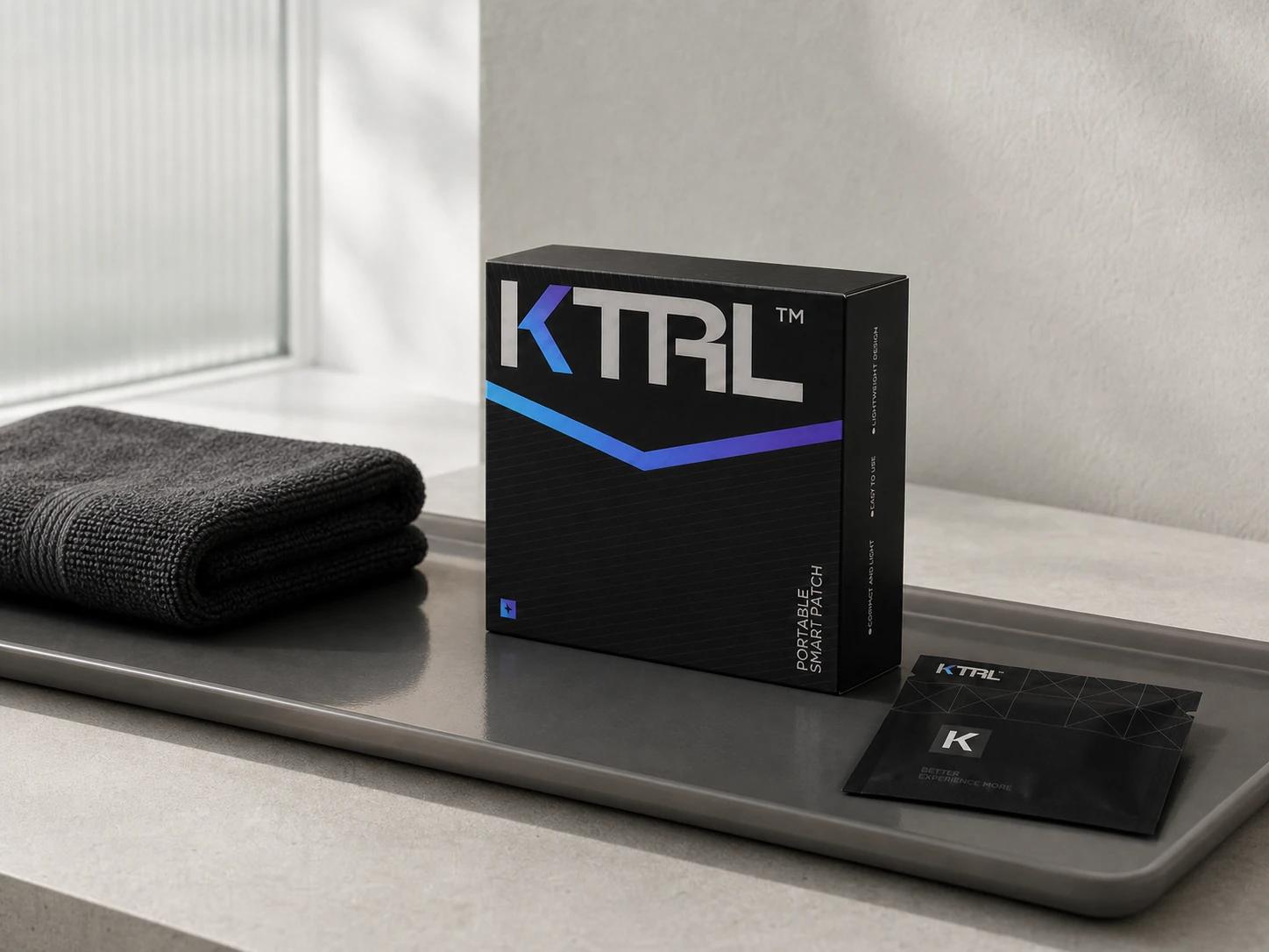 KTRL on a tray by a bright window